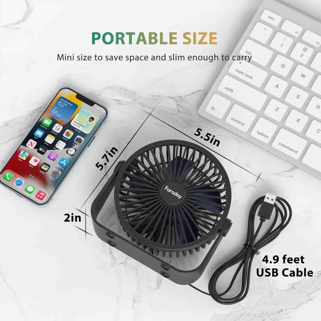 FARADAY USB Desk Fans