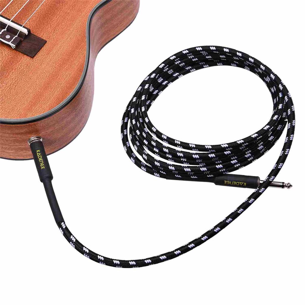 Kadence Guitar Cable 10ft(3MTR) Electric Instrument Cable Bass AMP Cord for Electric Guitar | Cable Guitar to Amp