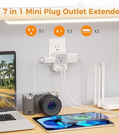 TESSAN Multi Plug Outlet Extender