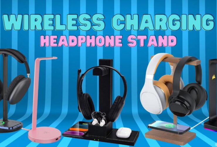 wireless charging headphone stand