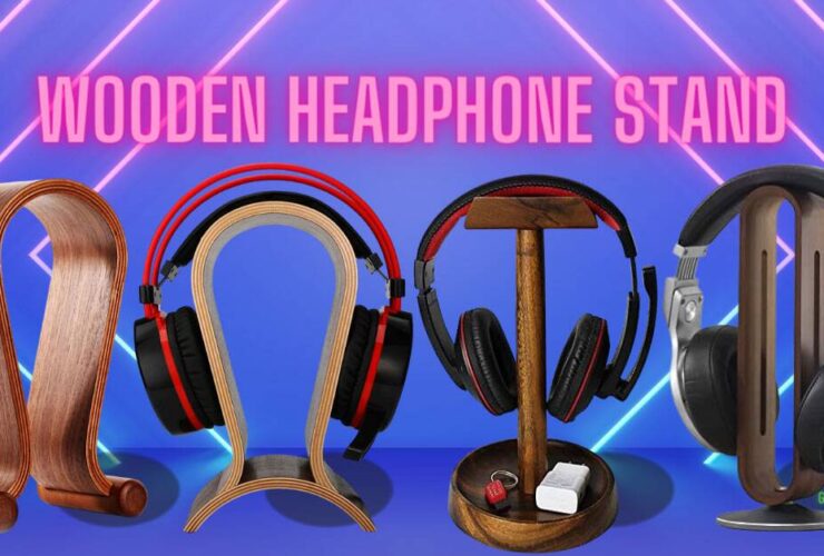 Wooden Headphone Stand