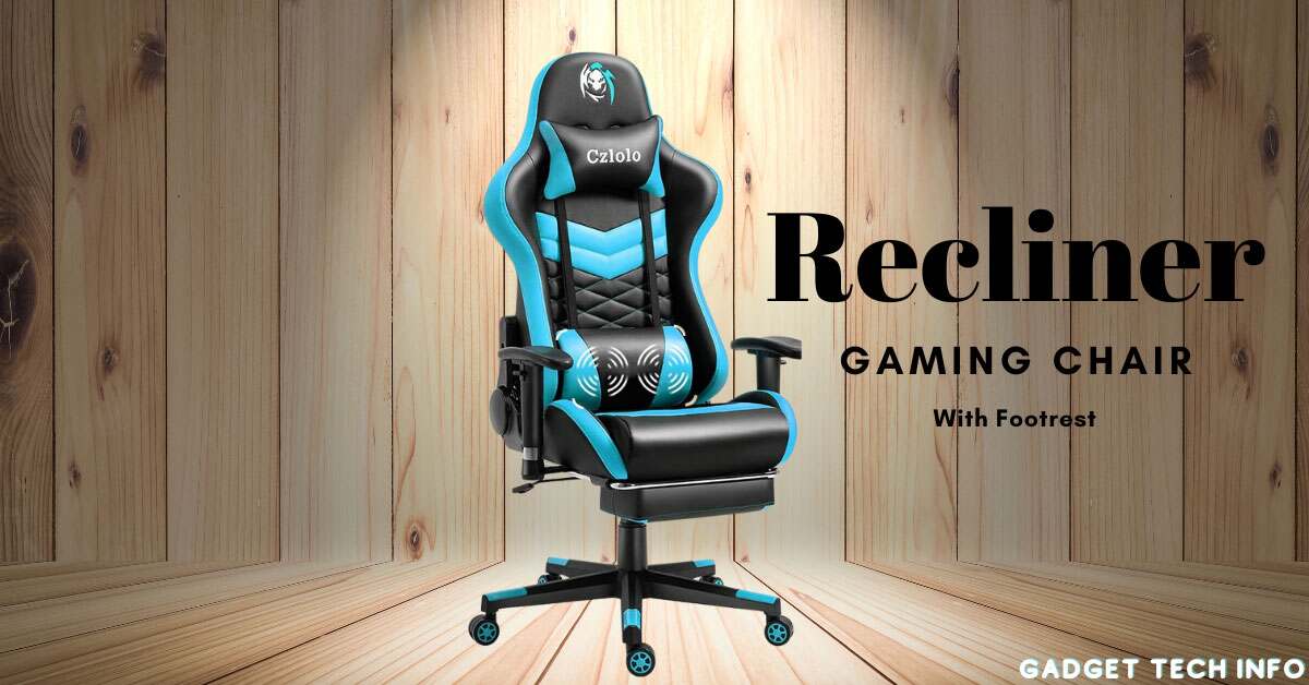 Recliner Gaming Chair With Footrest