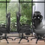 respawn 110 ergonomic gaming chair with footrest recliner