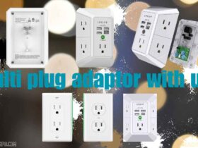 multi plug adaptor with usb