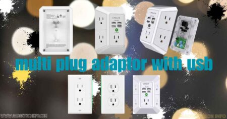 multi plug adaptor with usb