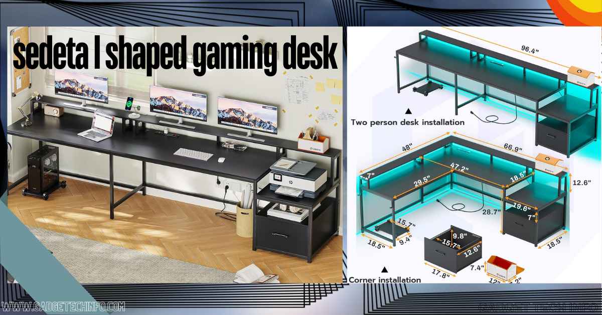 sedeta l shaped gaming desk